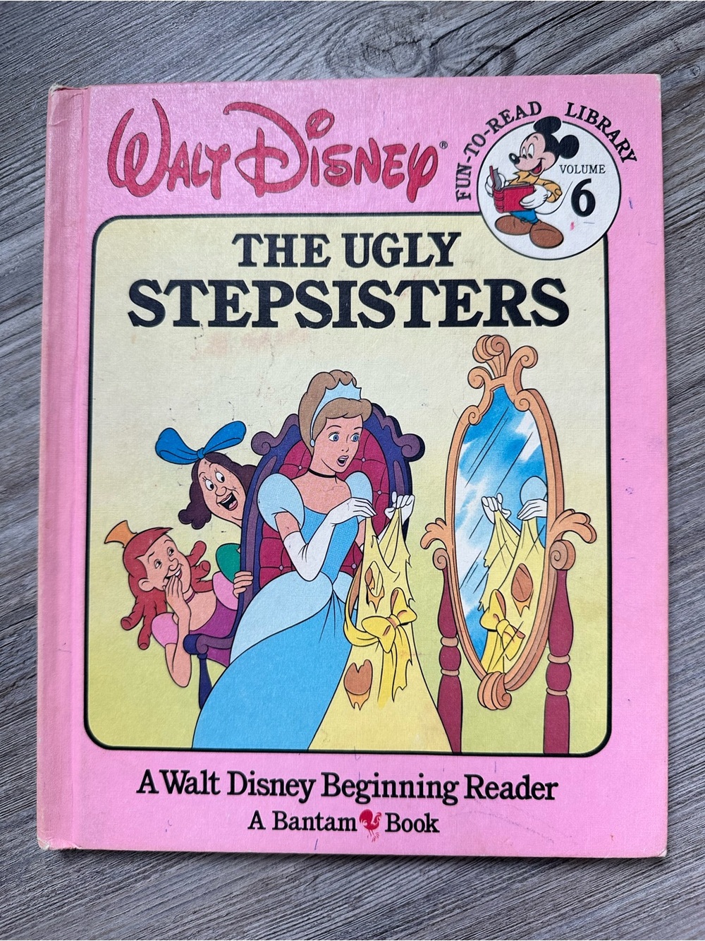Walt Disney fun to read library volume 6- The Ugly Stepsisters - vintage 1986